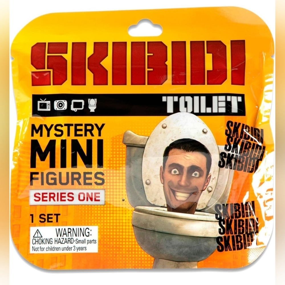3 X NEW Skibidi Toilet Mini Figures Blind Bags- Series One